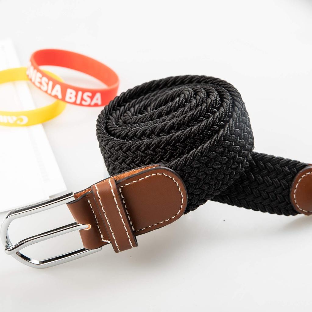 XDIAN Elastic Casual Mesh Braided Business Adjustable Perfect for and Fashionable Black Women's Belt, Belt, Mesh, & Casual, Size, Commuting, School,