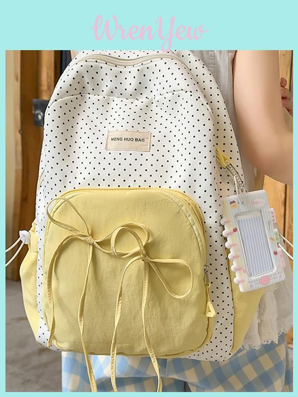 Cute Backpack For Girls School Use With Nylon And Laptop Storage