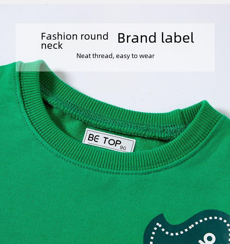 Children's 3D Dinosaur Sweater – New Spring/Autumn Style for Boys