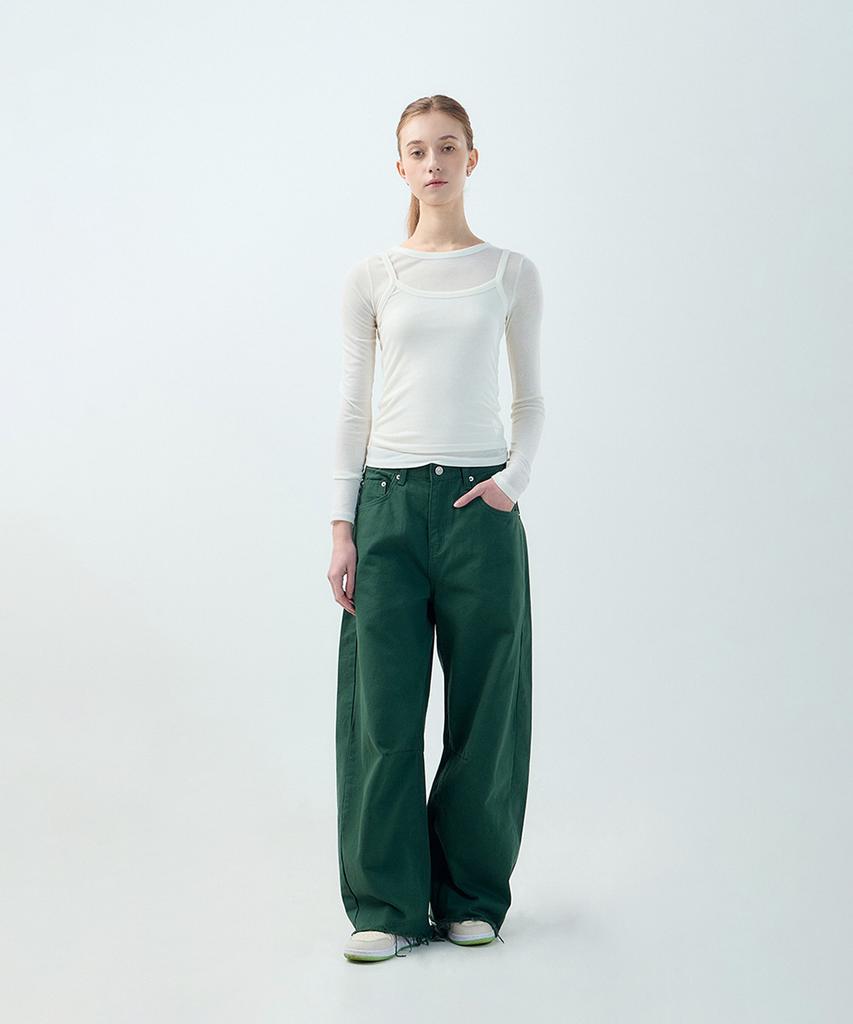 Potipo Natural Cut Cotton Pants