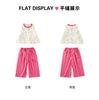 Girl's thin set for summer 2026, new baby fashion floral vest for summer, sweet two-piece set for children