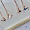 V Gold High-Style Qilin Golden Carp Necklace: Women's 18K Rose Gold-Plated Carnelian Fish Clavicle Pendant.