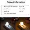 USB Light Plug In Lamp LED USB Book Light Eye Protection Reading Light Desk Lamps For Power Bank PC Laptop Notebook Night Light