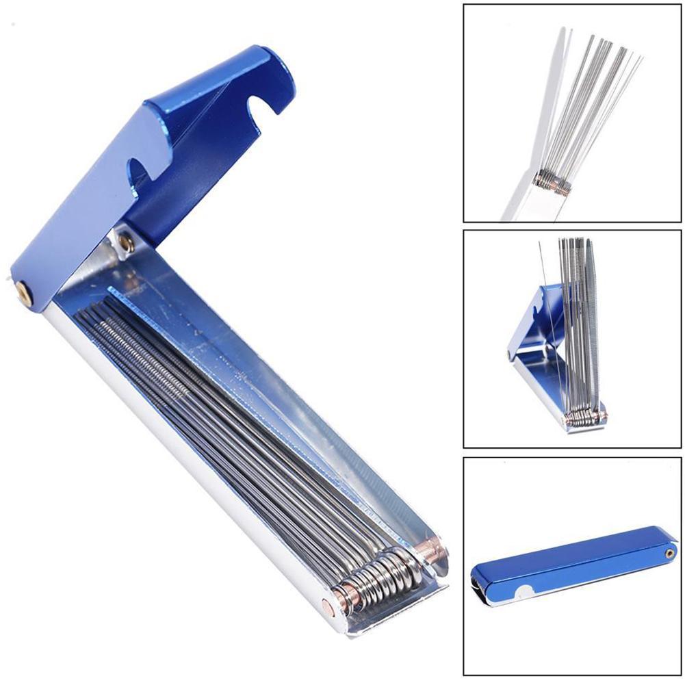 13 In 1 Welding Cutting Torch Nozzle Needles Kit, Welding Tip Files Cleaner & Metal Reamers, For Cleaning Gas Orifices