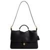 Metropolitan 38 Adjustable Shoulder Strap Leather Shoulder Bag Handbag Large Women's Black