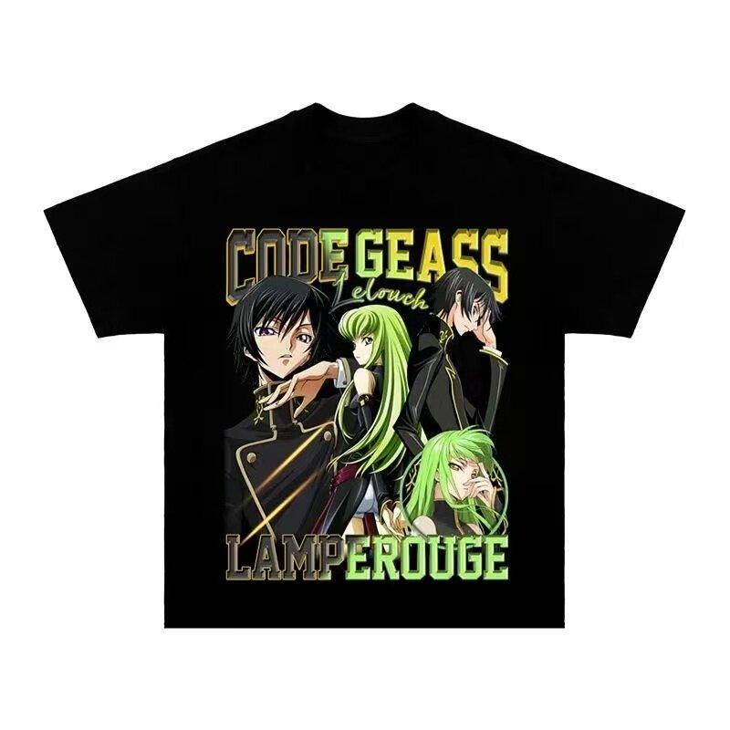 

Rebellionstyle Lu Ruixiu Animethemed Tshirt for Unisex and Women Americanstyle Casual Top Shortsleeved Couples Outfit 4XL