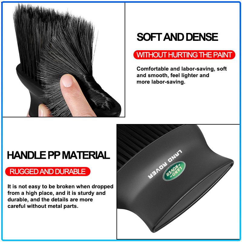 Car Interior Cleaning Soft Brush Dashboard Air Conditioner Outlet Detail Brush For Land Rover Freelander 2 L2 L319 L462 LF Range Evoque L322 Discovery