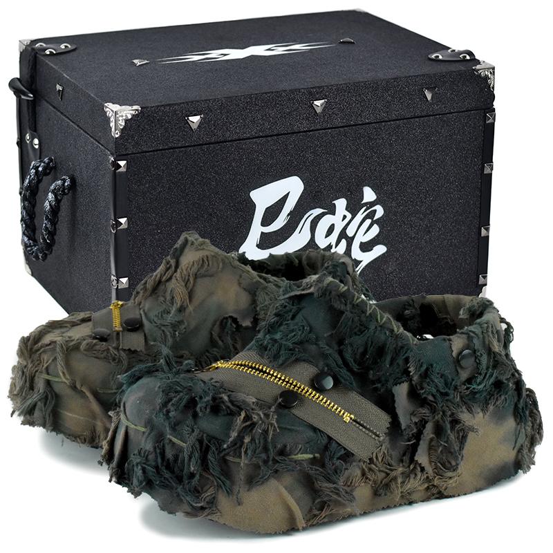 Crocs Classic Clog Cool High Street Personality Fashion Trend Gift Box Models Hole Shoes Unisex Camouflage