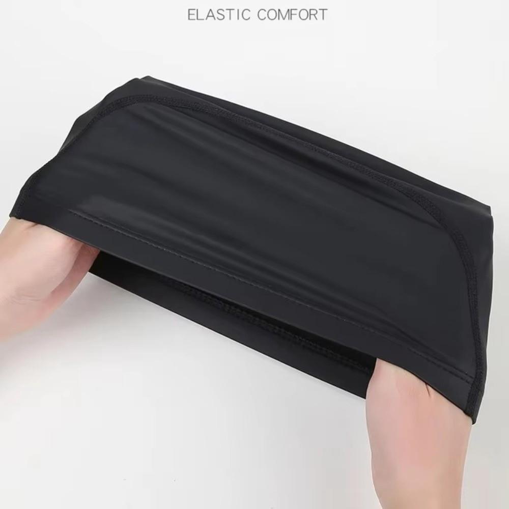 Hot Free Size Swimming Cap High Elasticity Solid Color Bathing Caps Waterproof Comfortable Pool Bathing Hats Swimming Pool