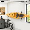 2 Stück Kajakständer, platzsparender Wandhaken, robuster Halter aus Kohlenstoffstahl, Kajakständer mit 200 lbs Kapazität für die Garage