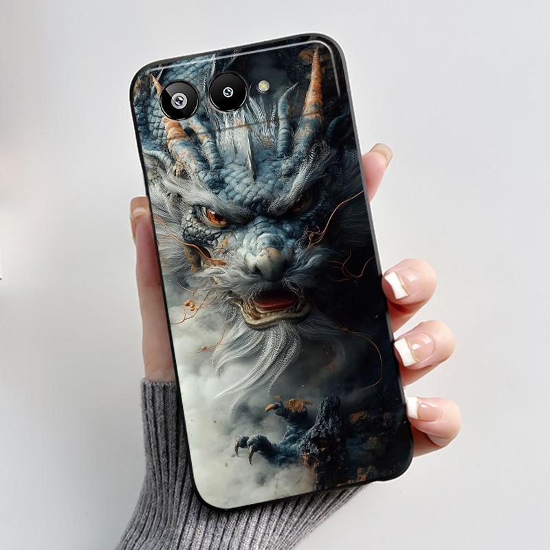 Casing For BLU G95 Case Aesthetic Luxury Cute Cool Boys Girls Pattern Black Matte Soft TPU Silicone Phone Case Back Shell Cover