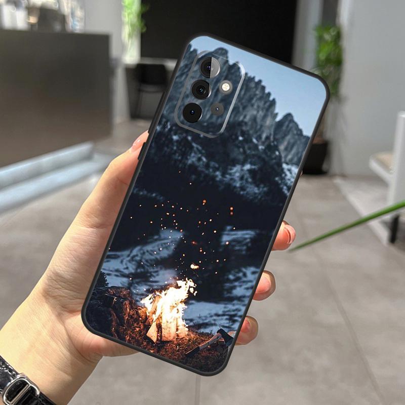Camping Nature Mountain Case For Samsung Galaxy A12 A32 A52 A05 A36 A56 A26 A16 A53 A33 A13 A55 A35 A15 A14 A34 A54