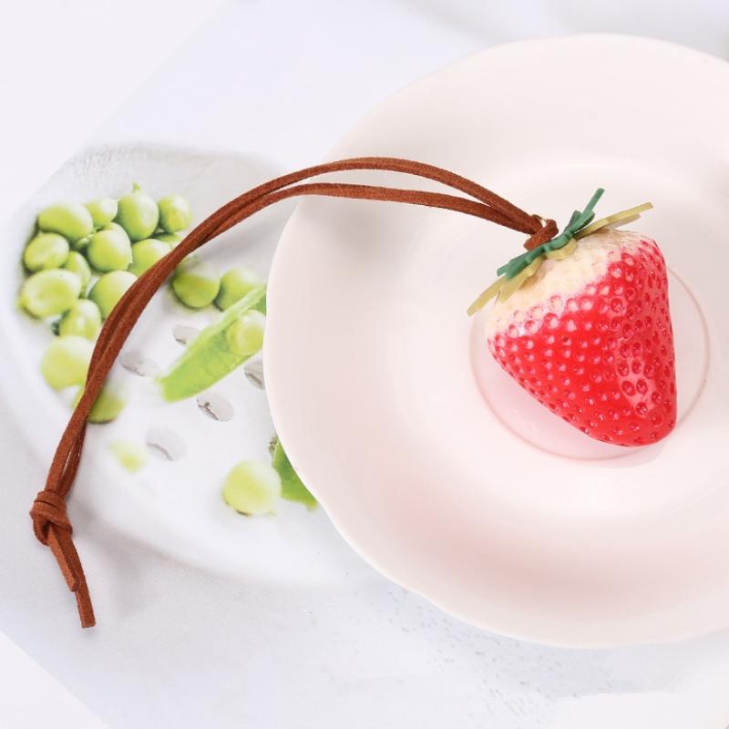 Strawberry Charm Keychain Adorable Pendant Perfect For Phone Lanyard Bag Accessories