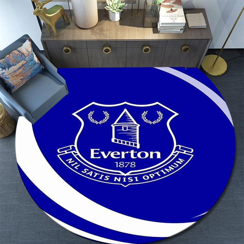 Everton Pattern Round rug,Carpet Rug for Living Room Bedroom Playroom ,Non-slip Floor Mat,Holiday Gifts and Birthday Gifts.