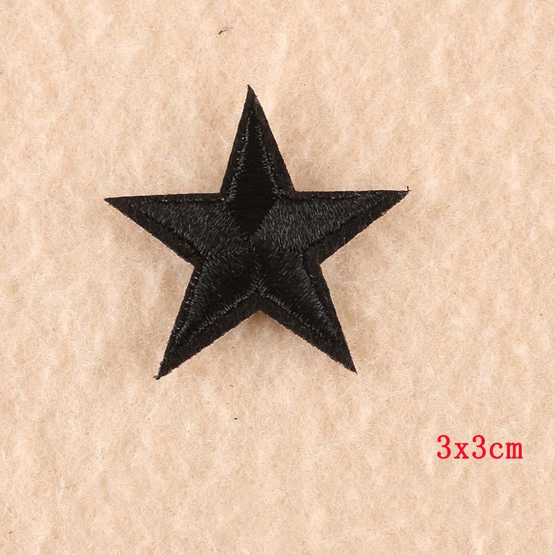 

10 ШТ. Зірки, вишиті патчі, пришивні значки для одягу, саморобні аплікації, ремісничі прикраси 10pcs