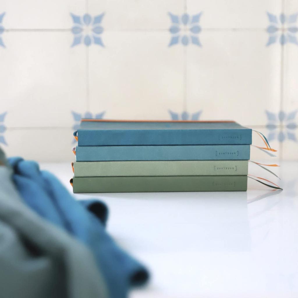 Rhodia Rhodiarama Goal 240 Dotted Italian Celadon Leather CF117805 Book, A5, Pages, Grid, Cover,