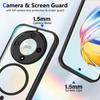 KEYSION Przezroczyste magnetyczne etui na telefon do HONOR X9d 5G Silikon+PC HD Przezroczysty odporny na wstrząsy tylny pokrowiec do Huawei Magic 8 Lite 5G
