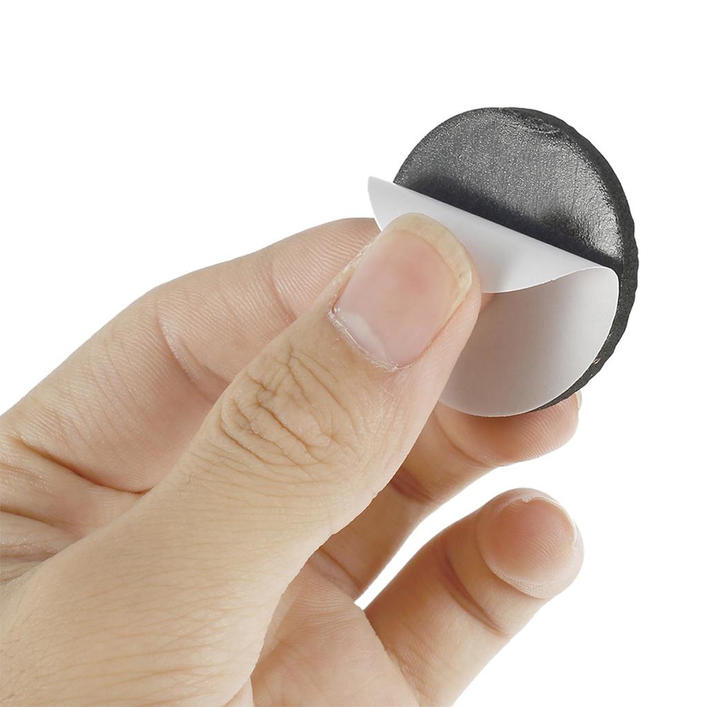 4Pcs Solid Wood Furniture Legs Round Shape Replacement 5cm Tall Legs 10x5cm Furniture Feet for Couch Chair Coffee Table Cabinet