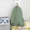 Lightweight Solid Color Nylon Casual Backpack for High School Students, Ideal for School Travel Daily Use