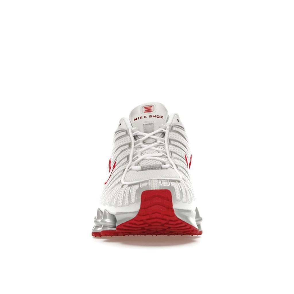 Nike Shox TL Platinum Tint Gym Red Women Sneakers White FZ4344-001