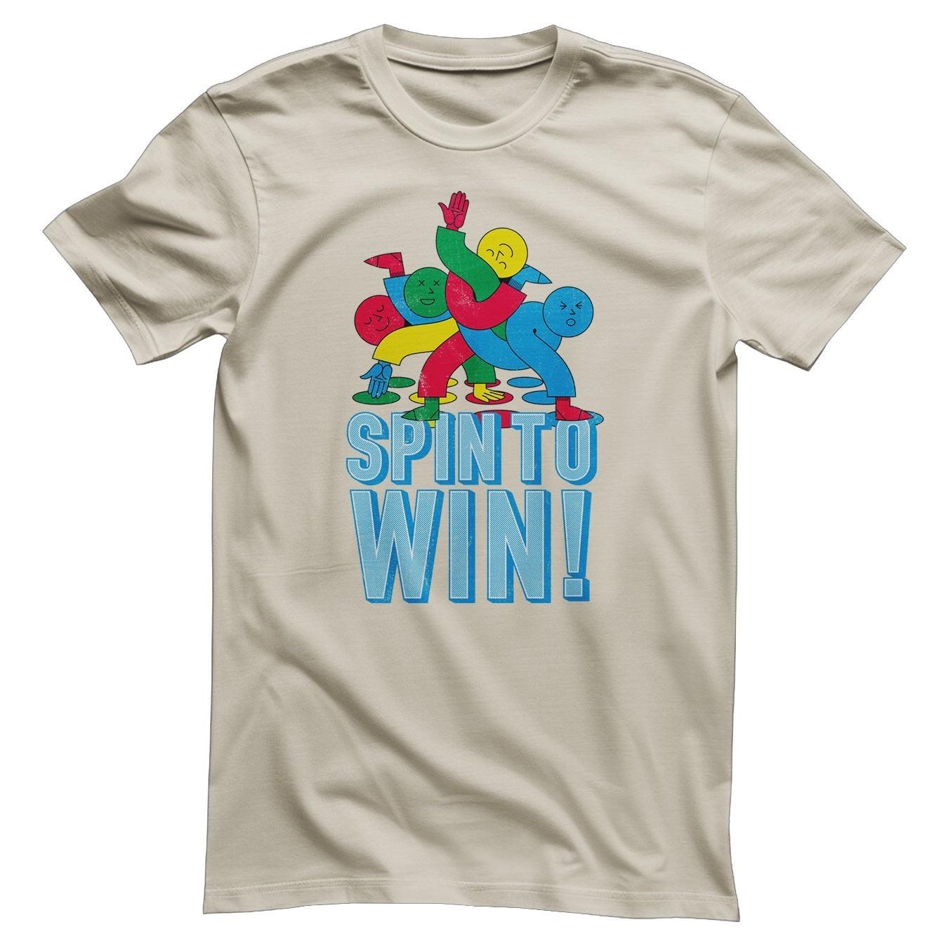 Officially Licensed Twister Spin To Win! Mens T-Shirt M