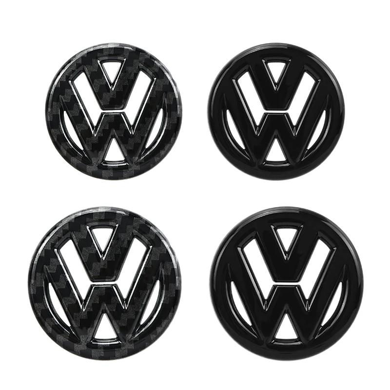 2026 Hot For VOLKSWAGEN VW 40 45 50mm ABS Hollow Out Car Steering Wheel Center Emblem Sticker For Volkswagen Polo VW GTI Golf Je