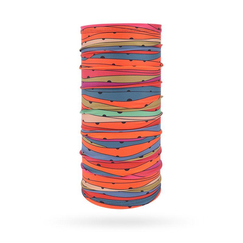 

Бандана из ледяного шелка с отверстиями, спортивная, для улицы, многофункциональная, волшебная повязка на голову, солнцезащитная и дышащая, велосипедная маска, мужской и женский шарф-пуловер Red color art painting Ice silk pinhole collar