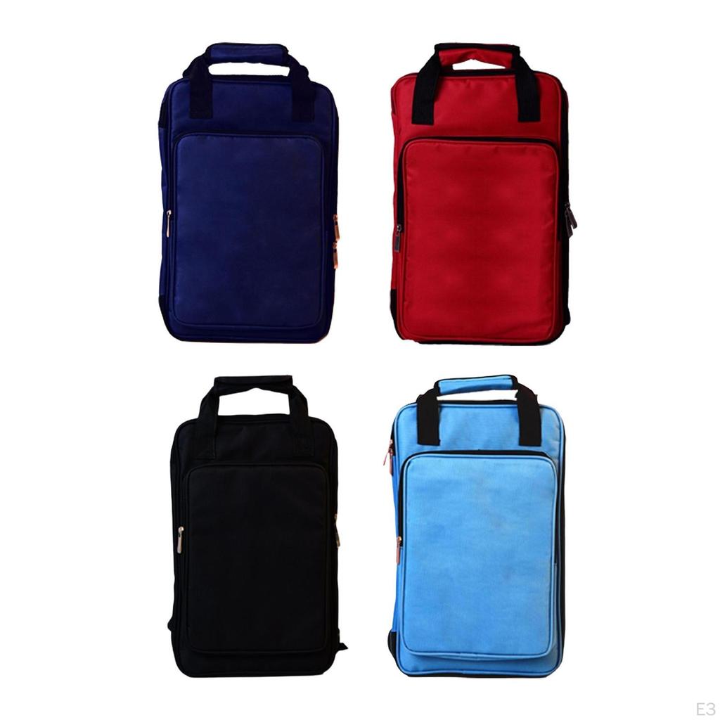 Drum Sticks Bag Drumstick Holder Portable with Handles Large Capacity Oxford Cloth