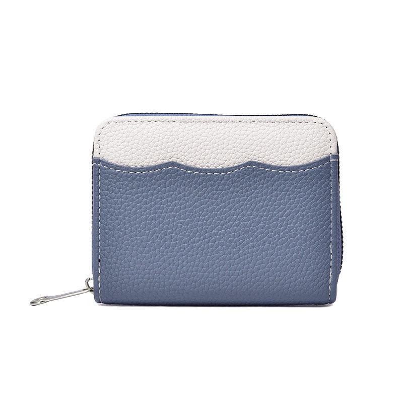 New Textured Multifunctional Zipper Change Bag Women's New Japanese and Korean Fashion Coin Bag Card Bag