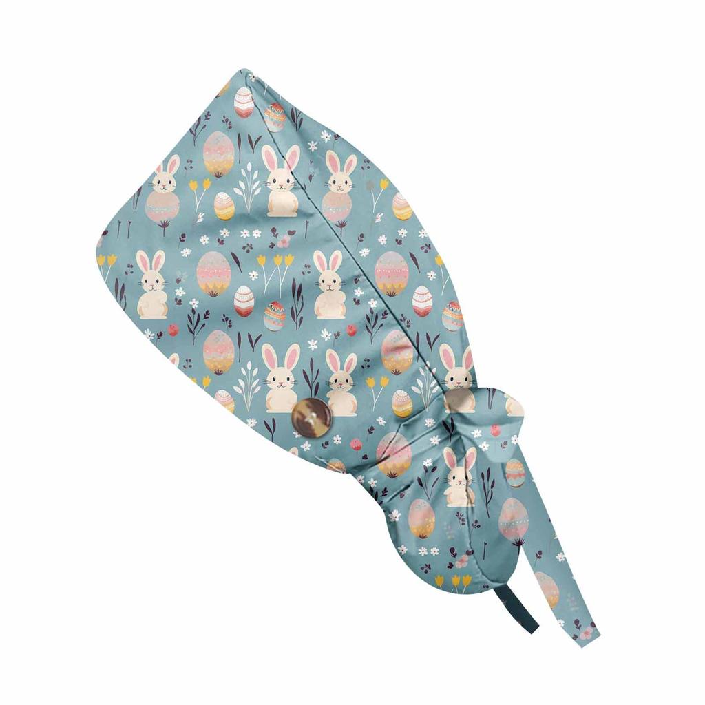 Pracovní čepice s módním potiskem, ležérní dámská čepice do culíku, čepice Wash, čepice Baotou