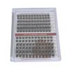2 In 1 Eyelash Extension Kit DIY Portable Individual Volume Eyelash Cluster with 10ml Liquid C+D 12 Rows 144 Clusters