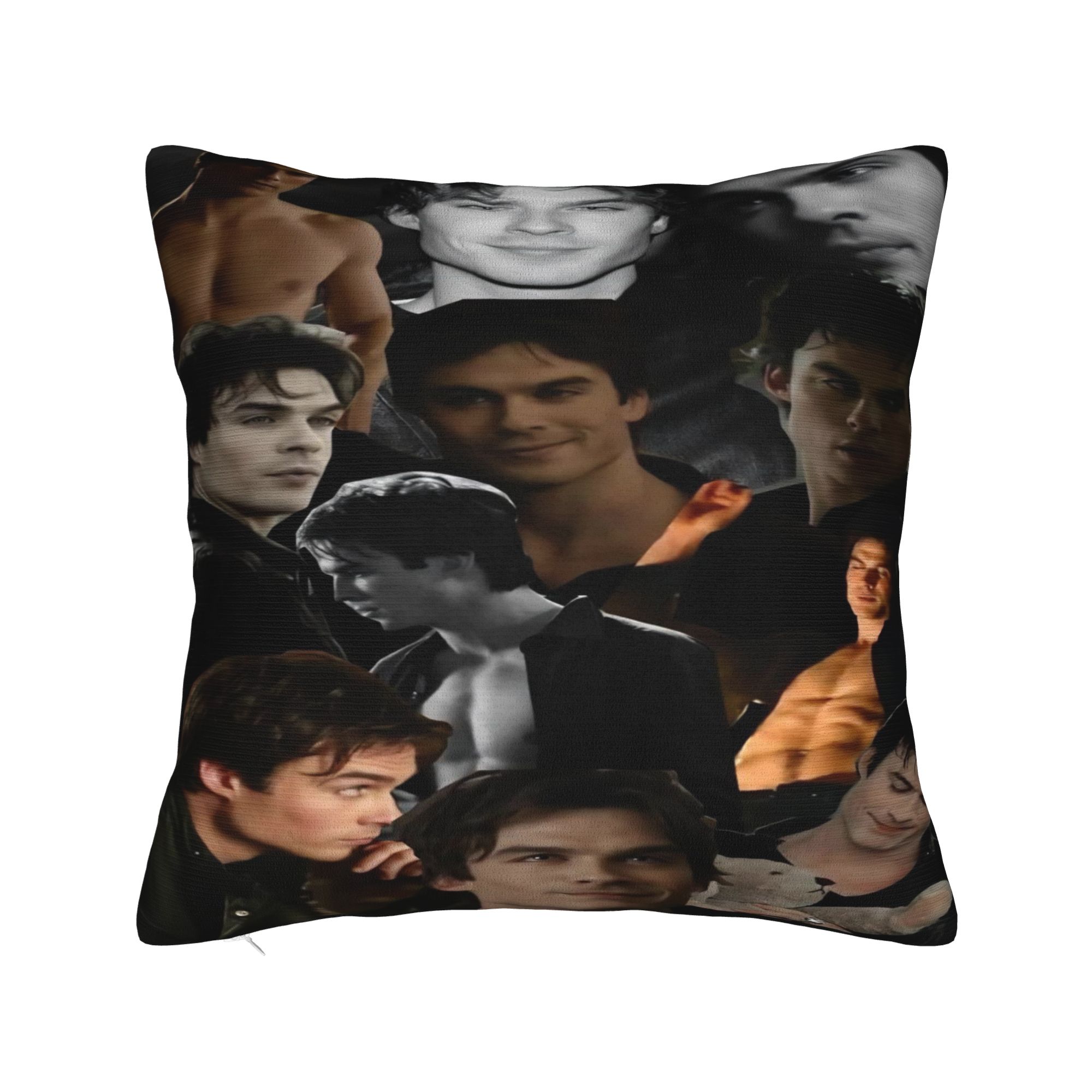 Дневники вампира Дамон Сальваторе Сериал Наволочки Модная Наволочка Для Дивана Кушетки Кровати Гостиной Подушка 30x30CM(12x12in)