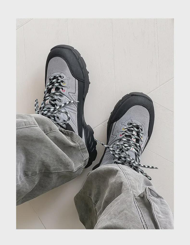 2024 Pantofi de drumeție pentru bărbați de primăvară care măresc înălțimea: Pantofi de sport pentru exterior, respirabili, anti-alunecare, pentru cupluri