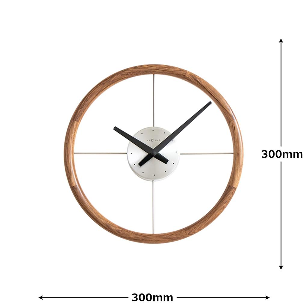 El Commune Hoop Aluminum Wall Clock NXT-J058