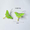 1Pair Cute Butterfly Woman Dangle Earrings Acrylic Gradient Colorful Moth Drop Earrings for Y2K Girl Birthday Gift