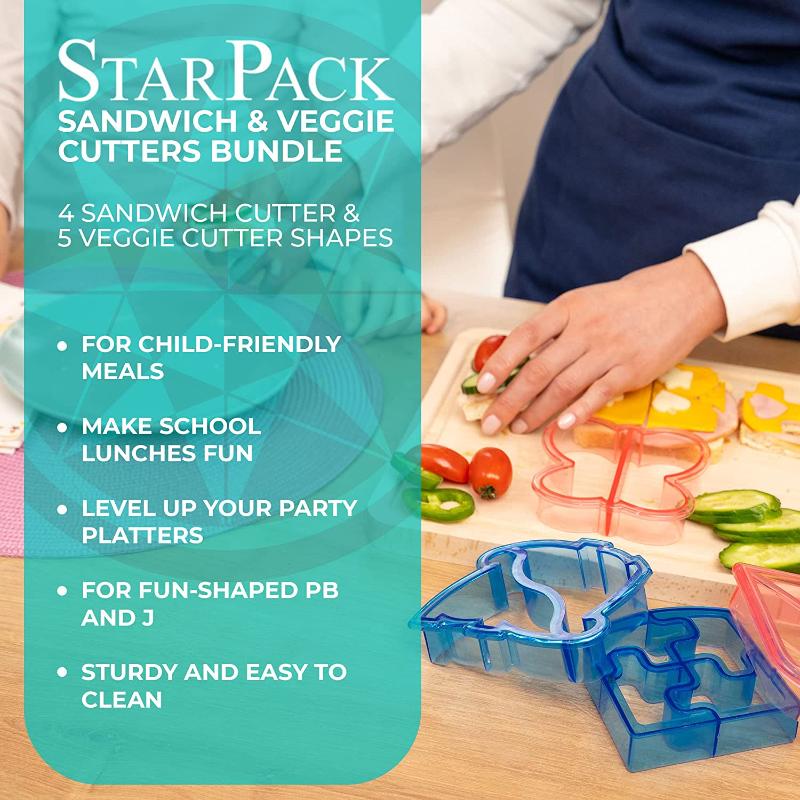 Kids Sandwich Cutter Bread Mold Sandwich Cutter Cute Shape - Perfect for Bento Lunch Boxes Accessories Kitchen Accessories