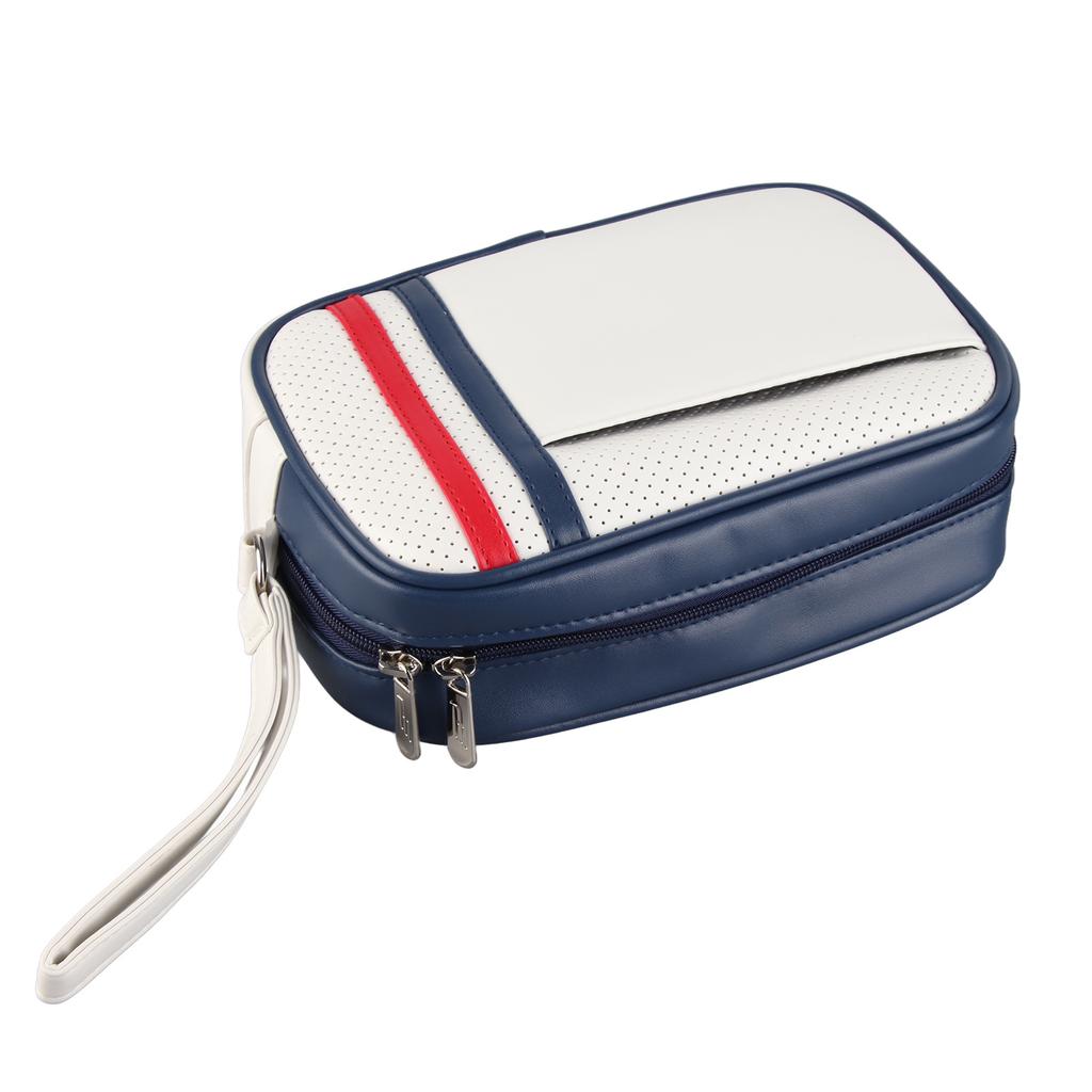 PU-läder Golfbollspåse Väsktillbehör Teehållare Handväska Förvaringsfodral Golfträningsaccessoarer