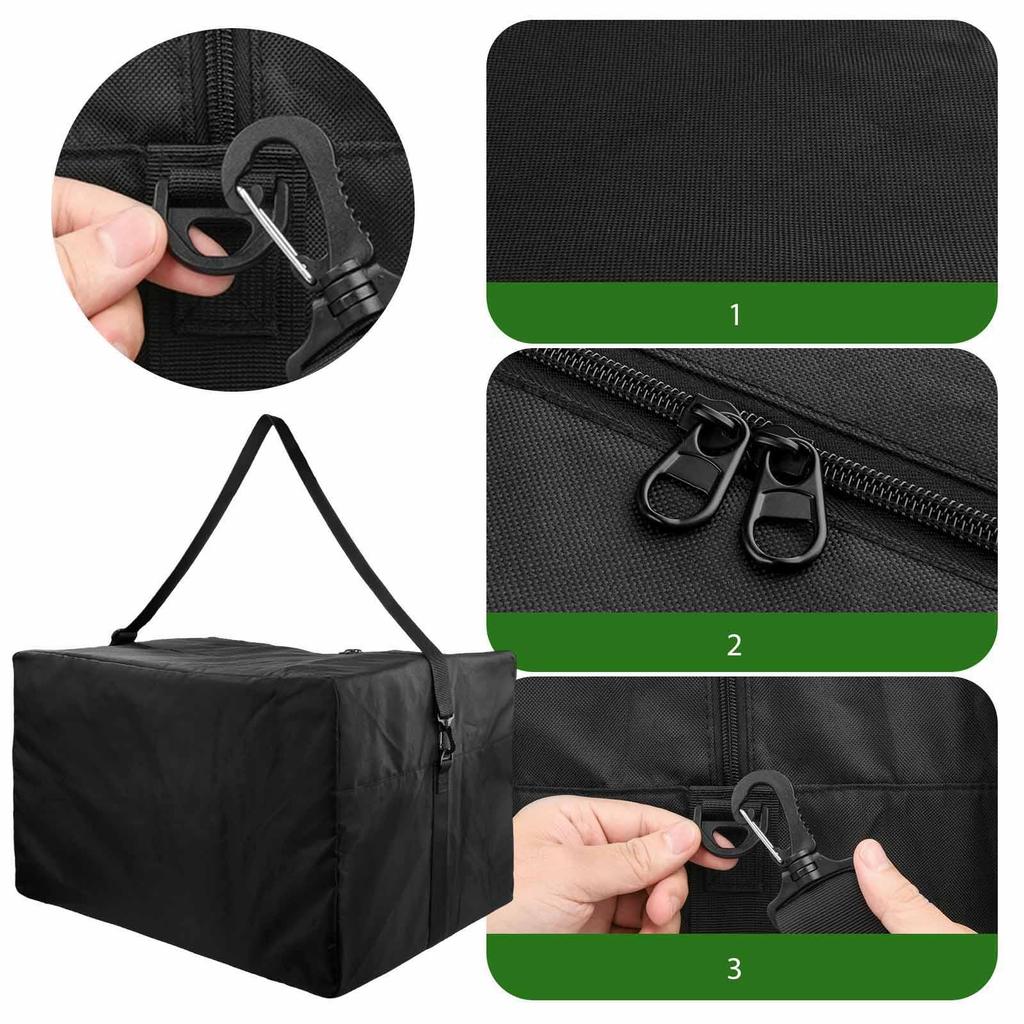 Golf Push Cart Bag Waterproof Large Capacity Carts Cover Protector Foldable Carry Bag Golf  Accessories for Travel Outdoor Daily