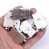 1-5pcs Cat6A/Cat6/Cat7 Shielded Network Information Module 10Gbps Data Transfer Tool-free Internet Jack Ethernet Cable Connecter