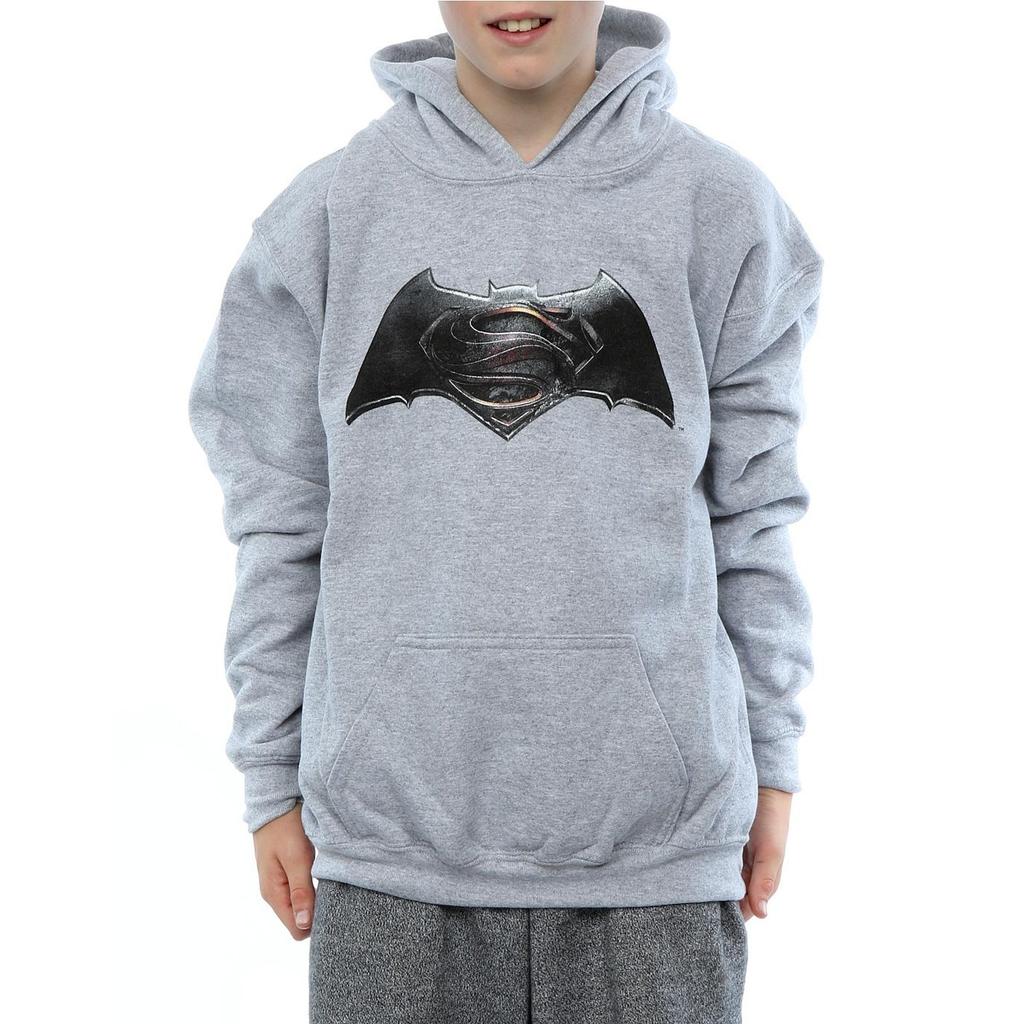 DC Comics Boys Batman V Superman Logo Hoodie