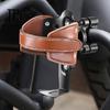Accesorios para Bicicleta Portabidón de Bicicleta, Portavasos Vintage de Cuero Sintético para Motocicleta, Jaula Artesanal para Bebida, Soporte Universal para Ciclismo