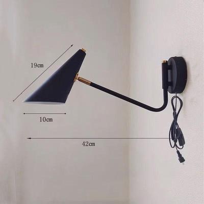 Nordische Draaibare Arm Nachtkastje Wandlamp