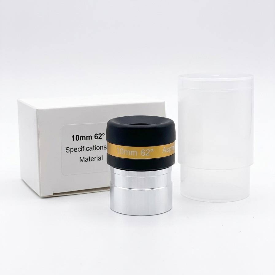 Astronomical Telescope Wide Angle HD Eyepiece Set: 4/6/10/23mm, 62° FOV, 1.25" for High Magnification Stargazing
