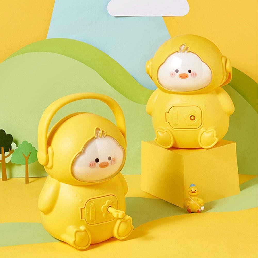 Kreative Niedliche Enten-Spardose mit Schlüssel Cartoon Entenförmige Münzaufbewahrungsbox Schlüssel zum Entsperren Großes Fassungsvermögen Spardose Aufbewahrungsglas