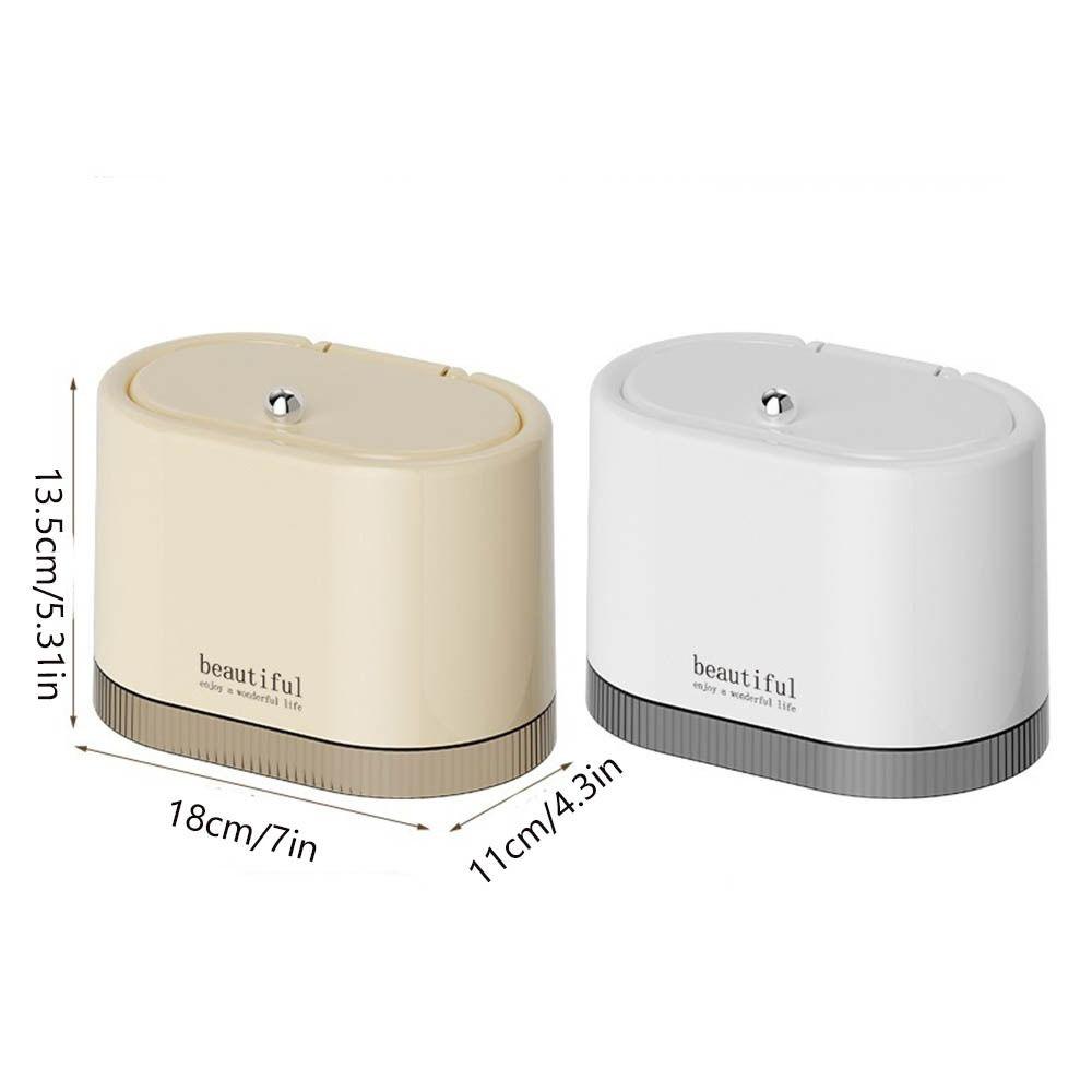 Large Capacity Desktop Garbage Bin Press Style Desktop Trash Can  Desktop Ornaments