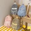 Schoolbag Plaid Bow Student School Bag High Value Mori School Bag Versatile Travel Backpack Leisure Commuter Backpack