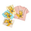 Children's Clothing Summer Kidsren's Korean Style Short-Sleeved T-Shirt Boys Cartoon Dinosaur Tops Baby Boy Pure Cotton Half-Sleeved Clothes