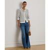 Lauren Ralph Lauren Striped Cotton Cardigan Model  Wmlrswes6820875100