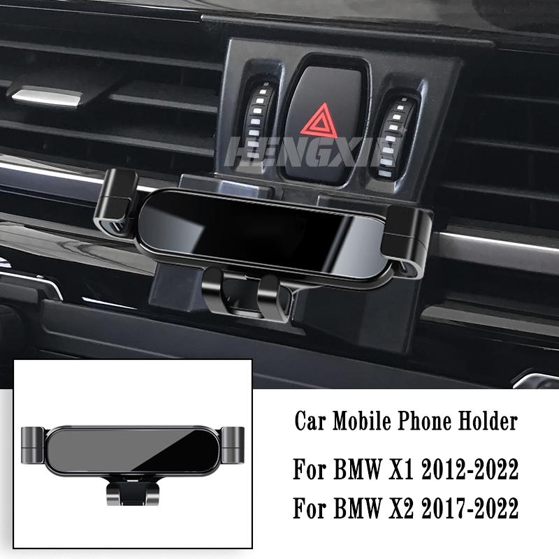 Car Phone Holder For BMW X1 X2 F39 F47 F48 F49 2012-2022 Gravity Navigation Bracket Air Outlet Clip Bracket Rotatable