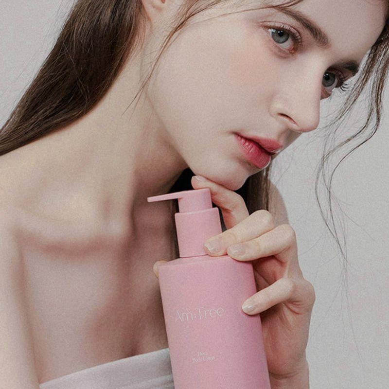 Am:tree Rose & Musk Flora Парфюмированный лосьон для тела Белая Гардения 300 мл Flora Body Lotion 300ML
